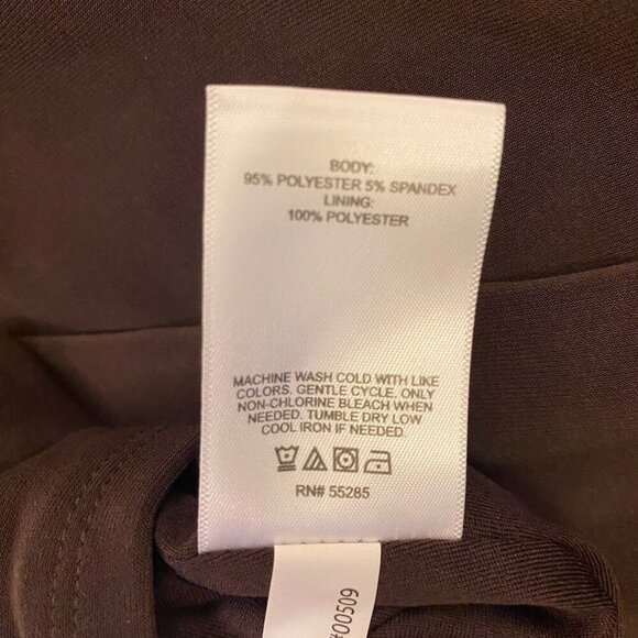 Express Women’s Skimming Padded Shoulder O-Ring Boxy Tank Brown Size XL NWT $58 - Picture 16 of 16